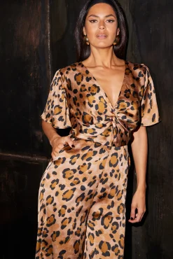 Women Dancing Leopard Annis Jumpsuit In Leopard