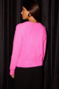 Women Dancing Leopard Bonnie Jumper In Pink - Reversible