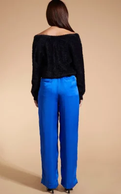 Women Dancing Leopard Cassia Trouser In Blue