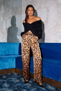 Women Dancing Leopard Cassia Trousers In Leopard