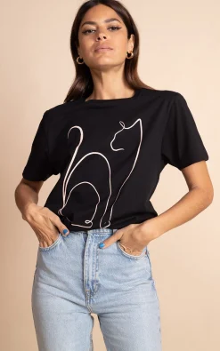 Women Dancing Leopard Cat Charity T-Shirt