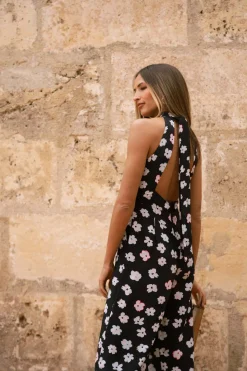 Women Dancing Leopard Cypress Jumpsuit In Mono Daisy