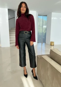Women Dancing Leopard Dinah Trousers In Black