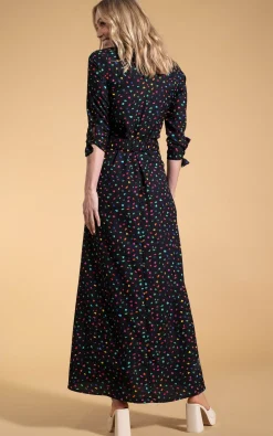 Women Dancing Leopard Dove Dress In Abstract Multi