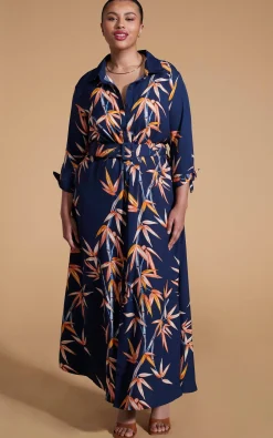 Women Dancing Leopard Dove Dress In Bamboo - Extended Sizing