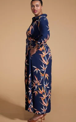 Women Dancing Leopard Dove Dress In Bamboo - Extended Sizing
