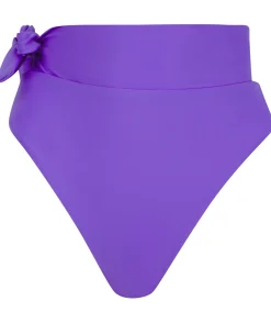 Women Dancing Leopard Halo Cala Conta Bikini Bottoms In Indigo Purple