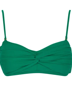 Women Dancing Leopard Halo Lalita Bandeau Bikini Top In Green