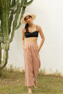 Women Dancing Leopard Halo Tahiti Trousers In Fawn