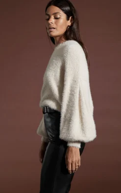 Women Dancing Leopard Honey Jumper In Beige
