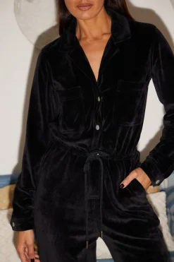 Women Dancing Leopard Katsumi Jumpsuit In Black
