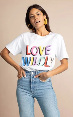 Women Dancing Leopard Love Wildly Charity T-Shirt For Shelter