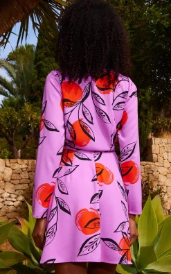Women Dancing Leopard Marley Mini Dress In Sunset Dot