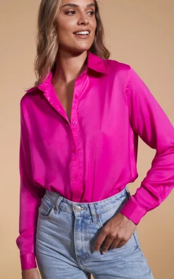 Women Dancing Leopard Nevada Shirt In Magenta