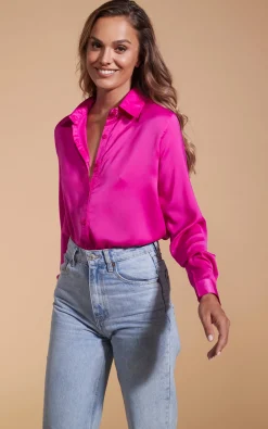 Women Dancing Leopard Nevada Shirt In Magenta