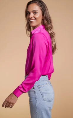 Women Dancing Leopard Nevada Shirt In Magenta