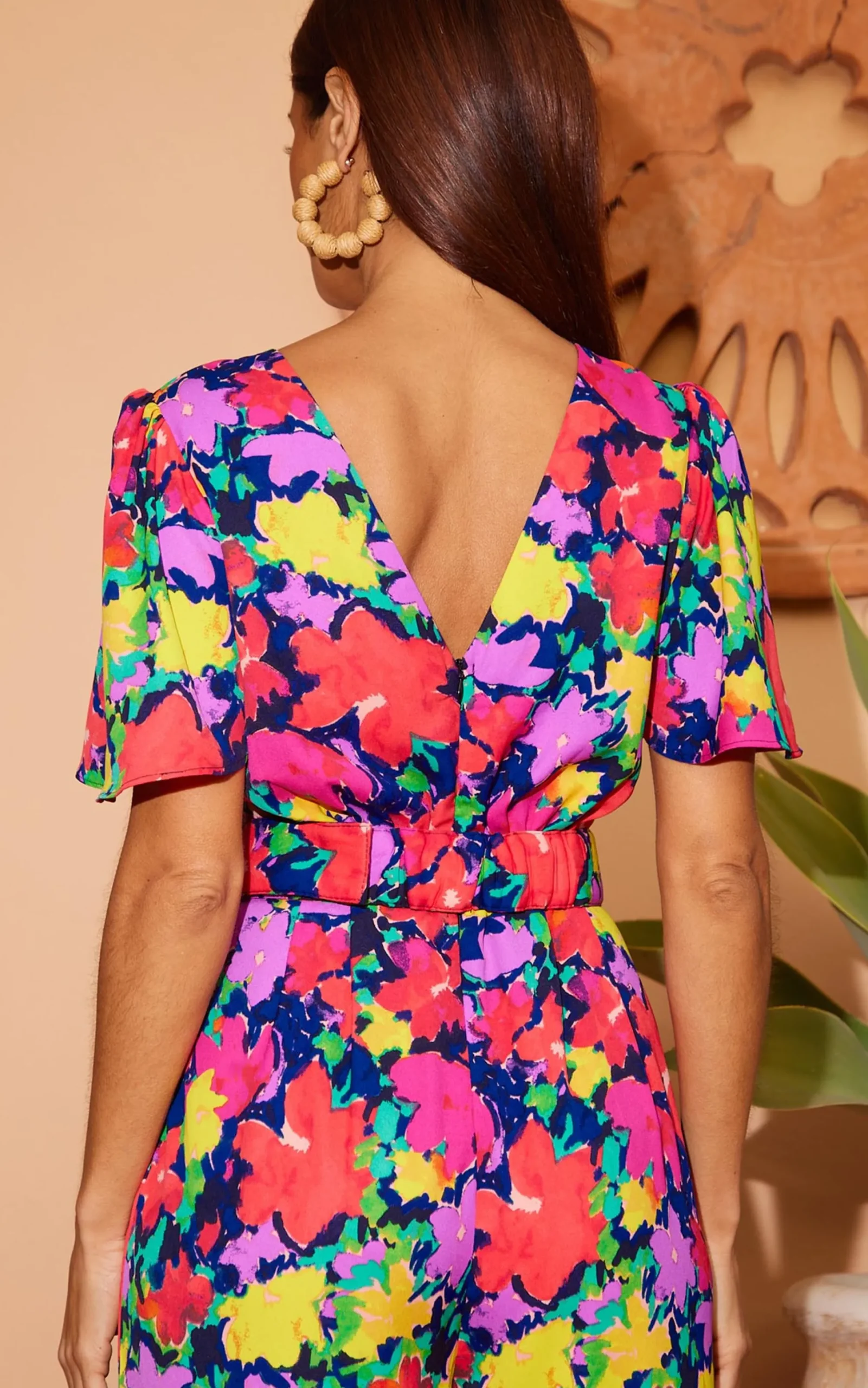 Women Dancing Leopard Saskia Jumpsuit In Vintage Floral (Reversible)