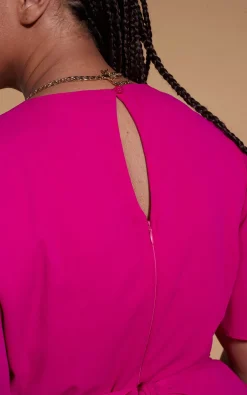 Women Dancing Leopard Silva Jumpsuit In Magenta- Extended Sizing