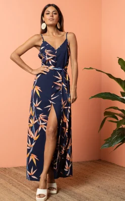 Women Dancing Leopard Sookie Slip Dress In Bamboo Print