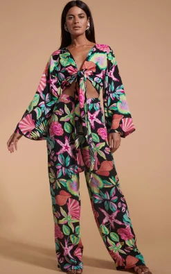 Women Dancing Leopard Takumi Top In Starfish