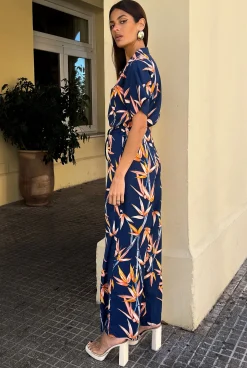Women Dancing Leopard Zeta Jumpsuit In Bamboo
